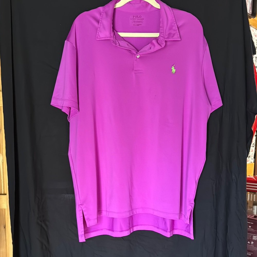 Polo by Ralph Lauren Men's XL Purple golf Shirt